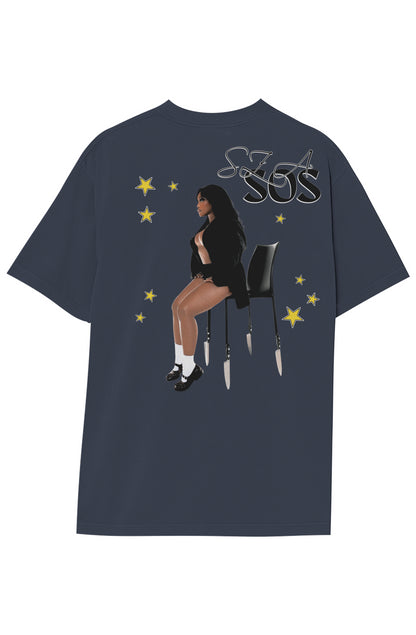 SZA SOS TEE (Double Sided)