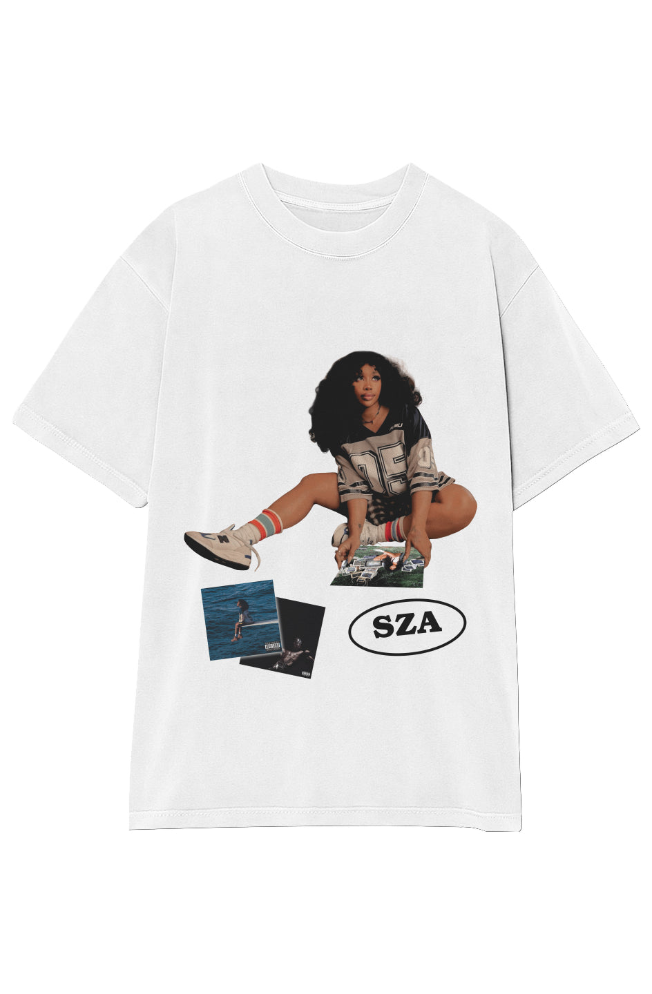 SZA SOS TEE (Double Sided)