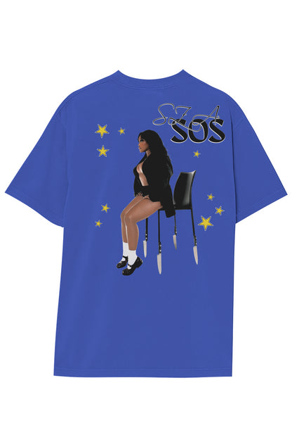 SZA SOS TEE (Double Sided)