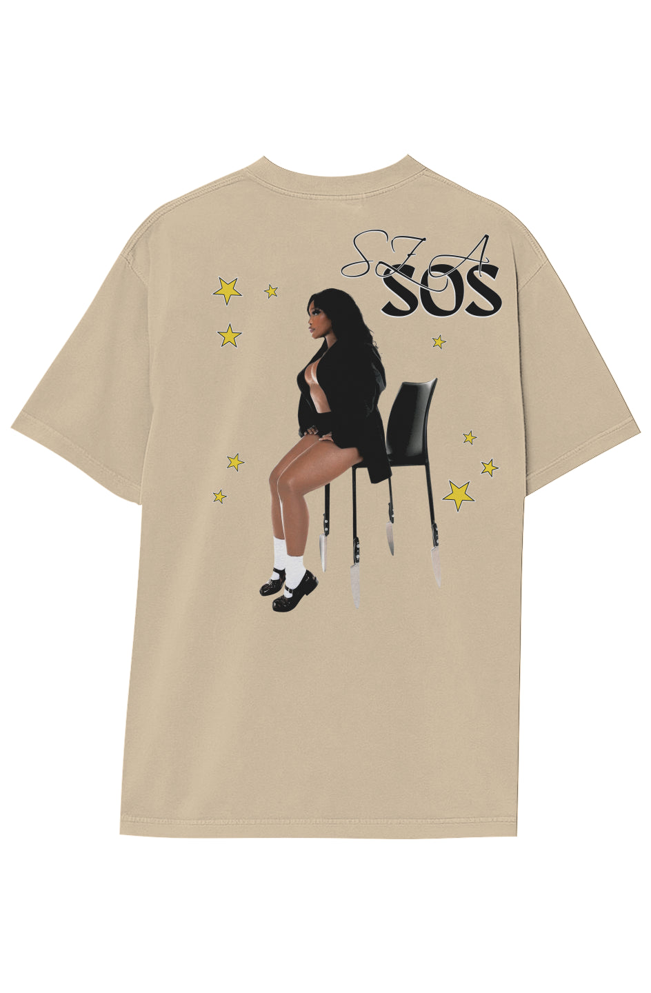 SZA SOS TEE (Double Sided)