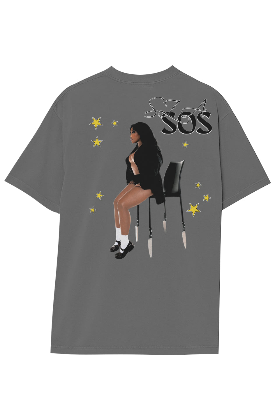 SZA SOS TEE (Double Sided)