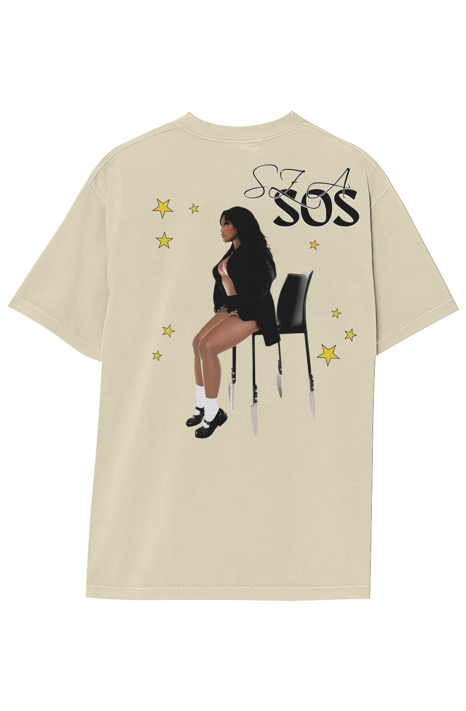 SZA SOS TEE (Double Sided)