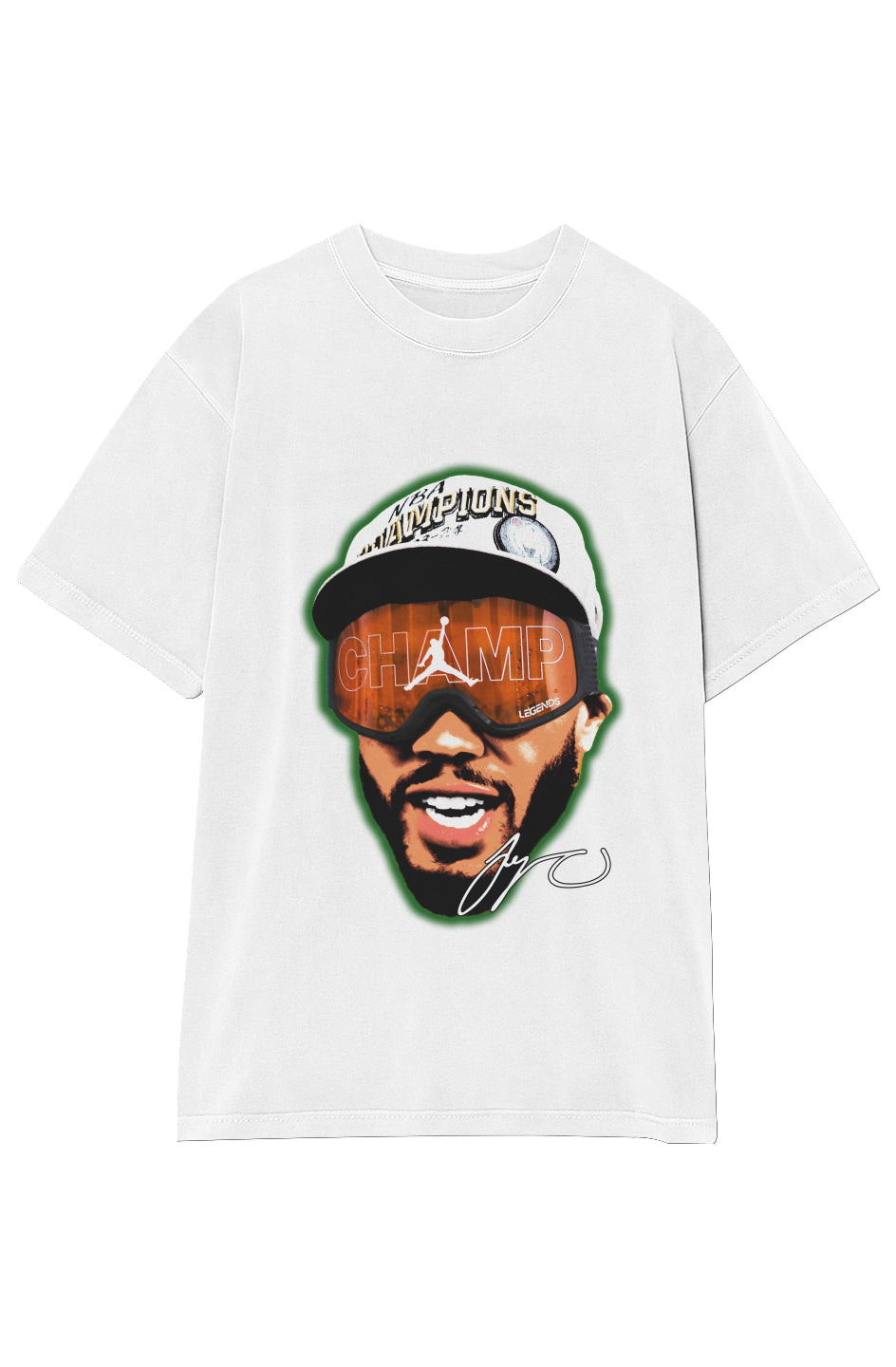 JAYSON TATUM CHAMPAGNE GOGGLES TEE