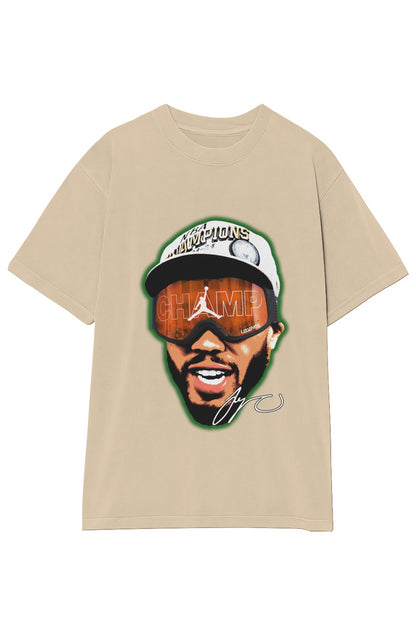 JAYSON TATUM CHAMPAGNE GOGGLES TEE