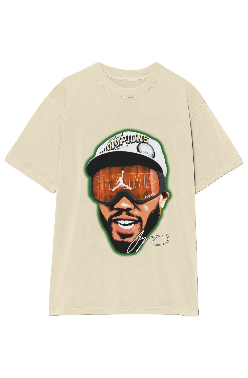 JAYSON TATUM CHAMPAGNE GOGGLES TEE