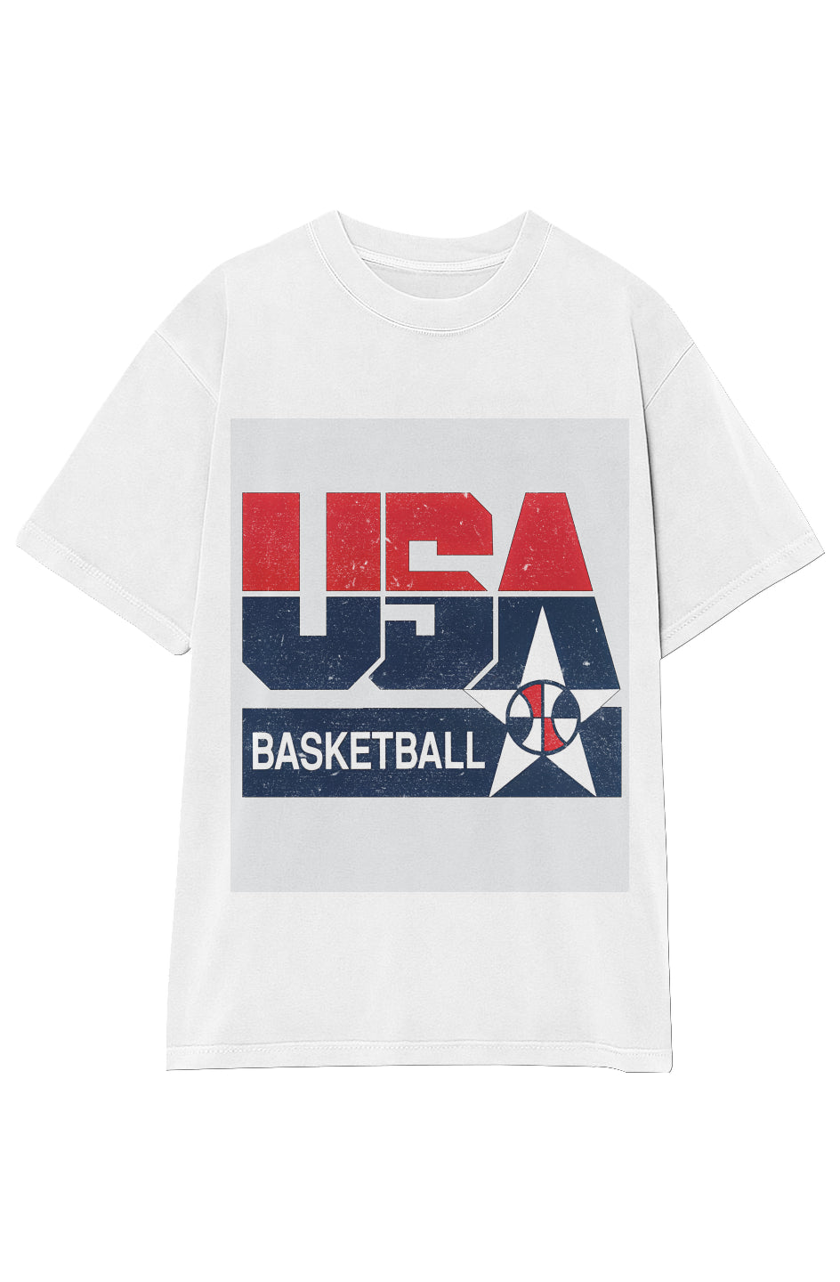 USA BASKETBALL VINTAGE TEE