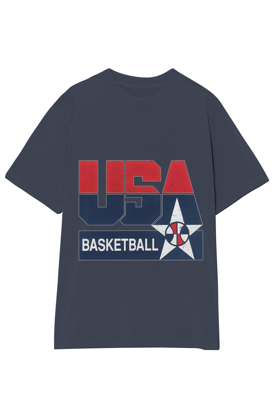 USA BASKETBALL VINTAGE TEE