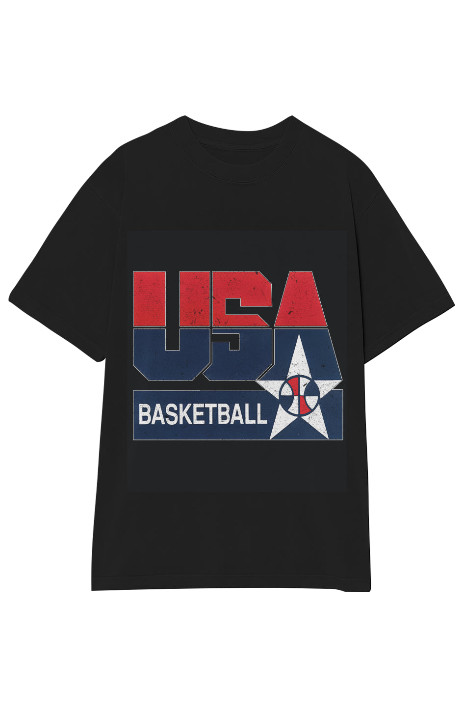 USA BASKETBALL VINTAGE TEE