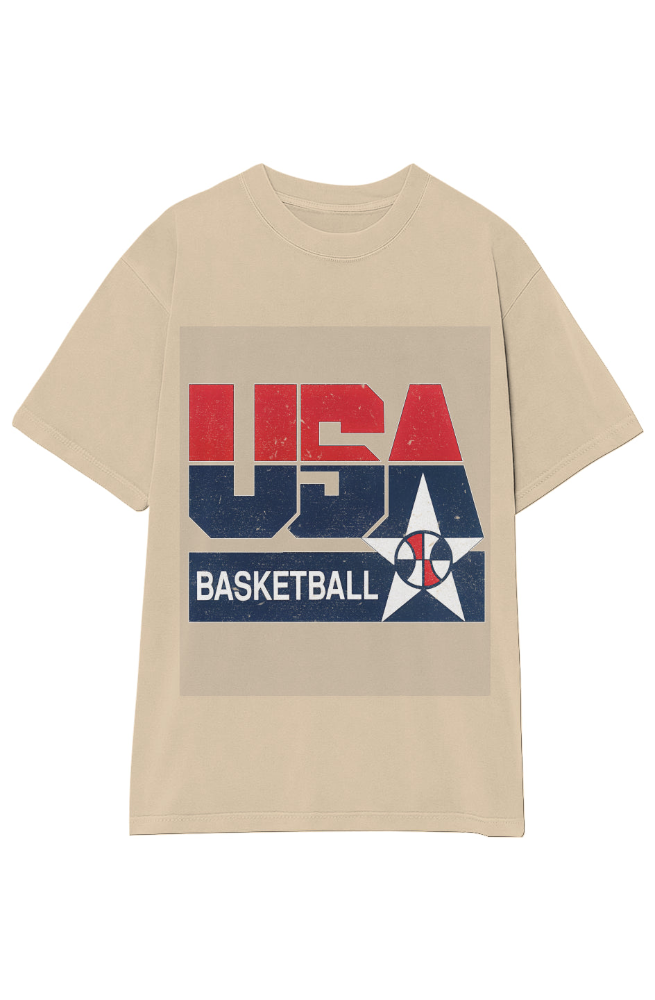USA BASKETBALL VINTAGE TEE
