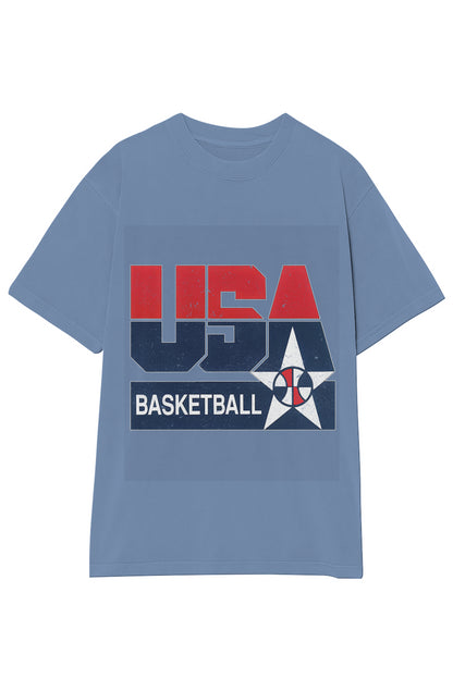 USA BASKETBALL VINTAGE TEE