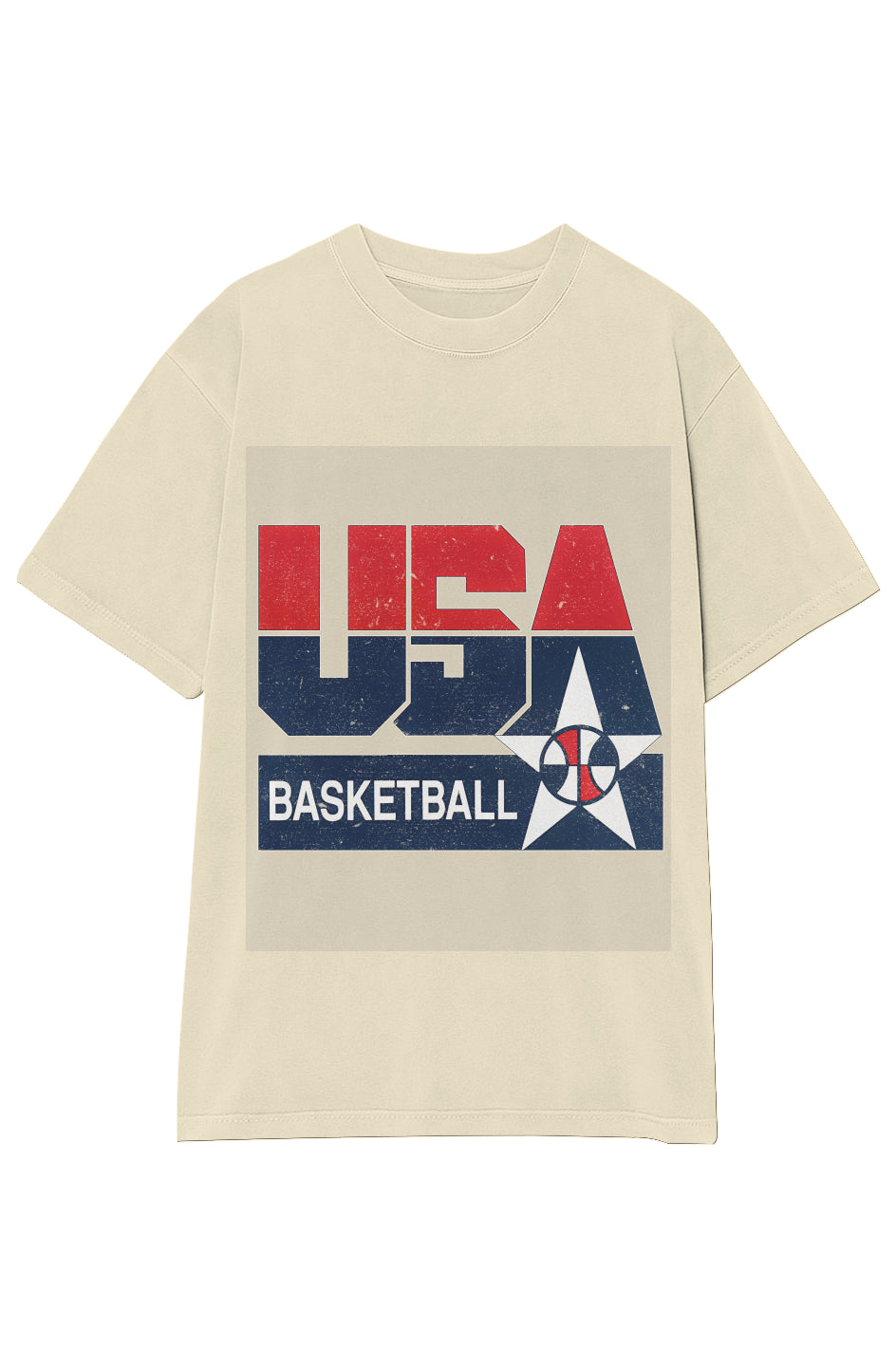 USA BASKETBALL VINTAGE TEE