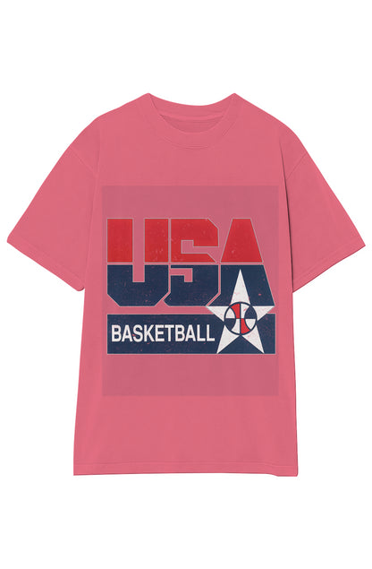USA BASKETBALL VINTAGE TEE
