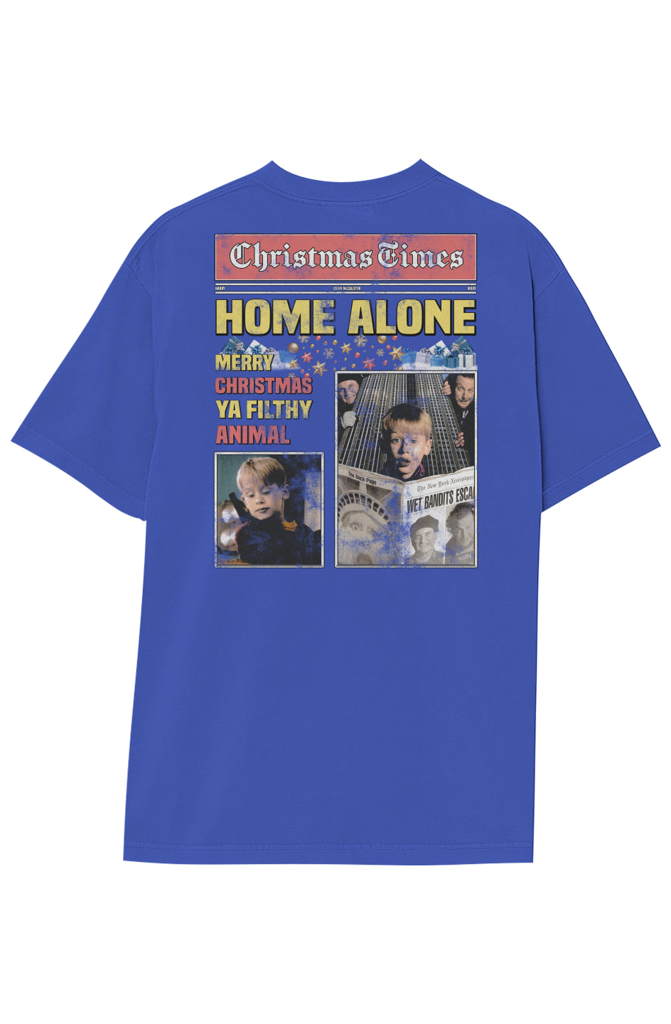 HOME ALONE BREAKING NEWS TEE (Double Sided)