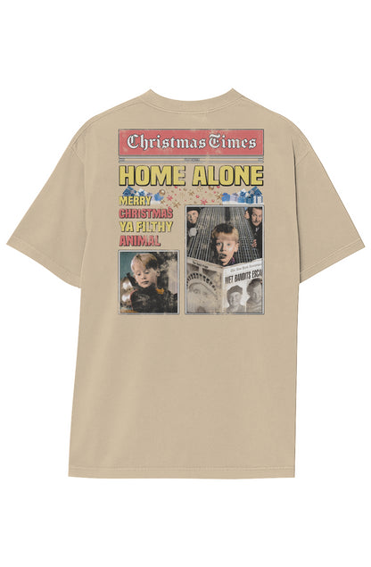 HOME ALONE BREAKING NEWS TEE (Double Sided)