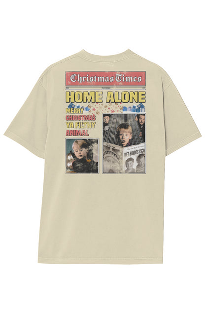 HOME ALONE BREAKING NEWS TEE (Double Sided)