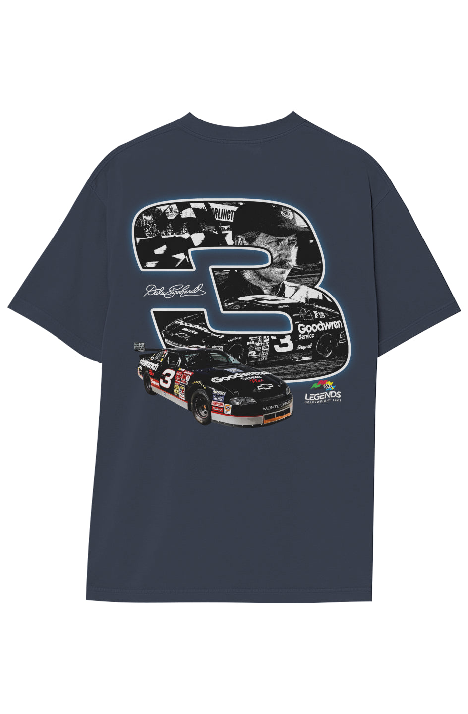 DALE EARNHARDT NASCAR TEE (Double Sided)