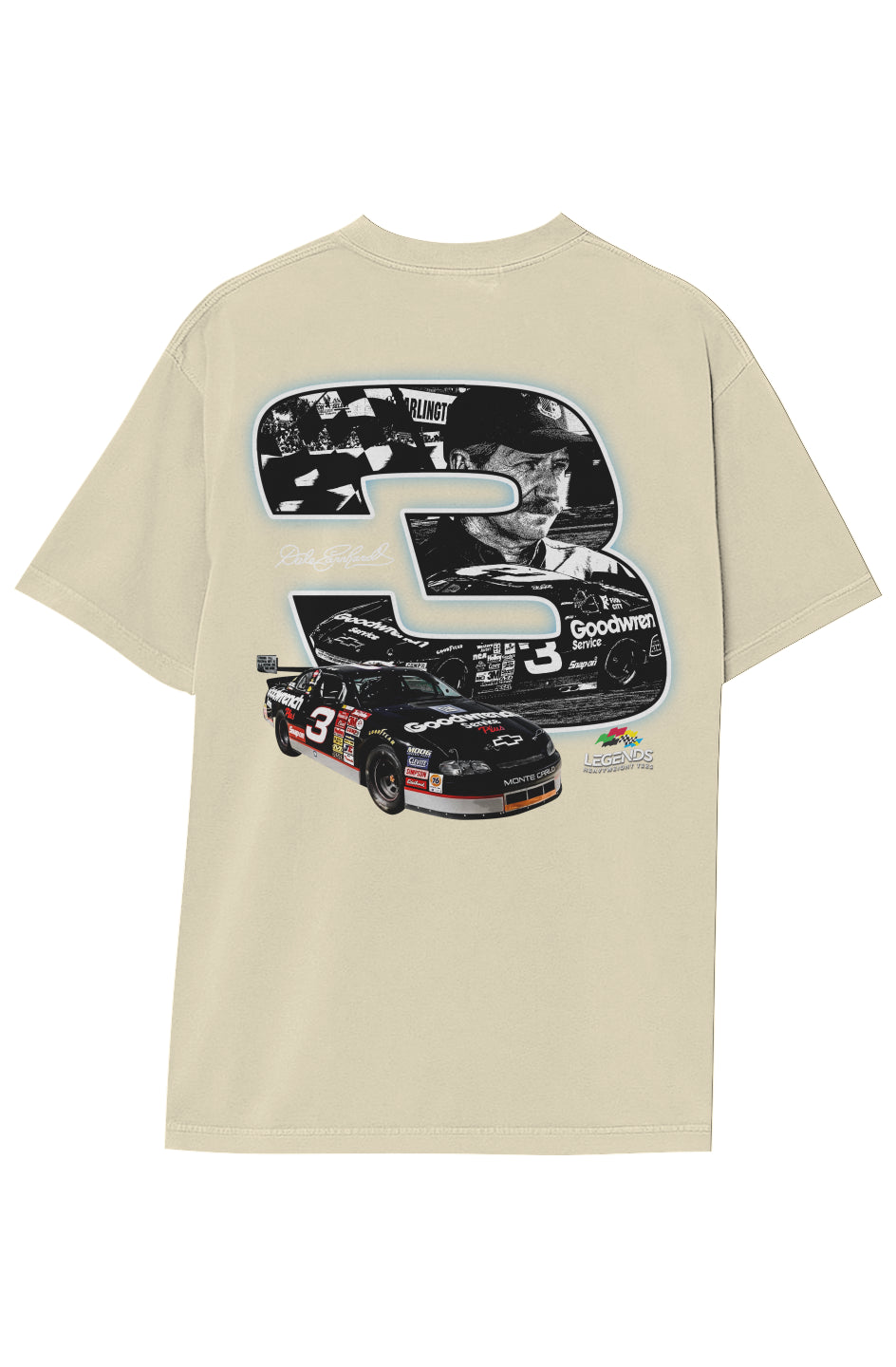DALE EARNHARDT NASCAR TEE (Double Sided)