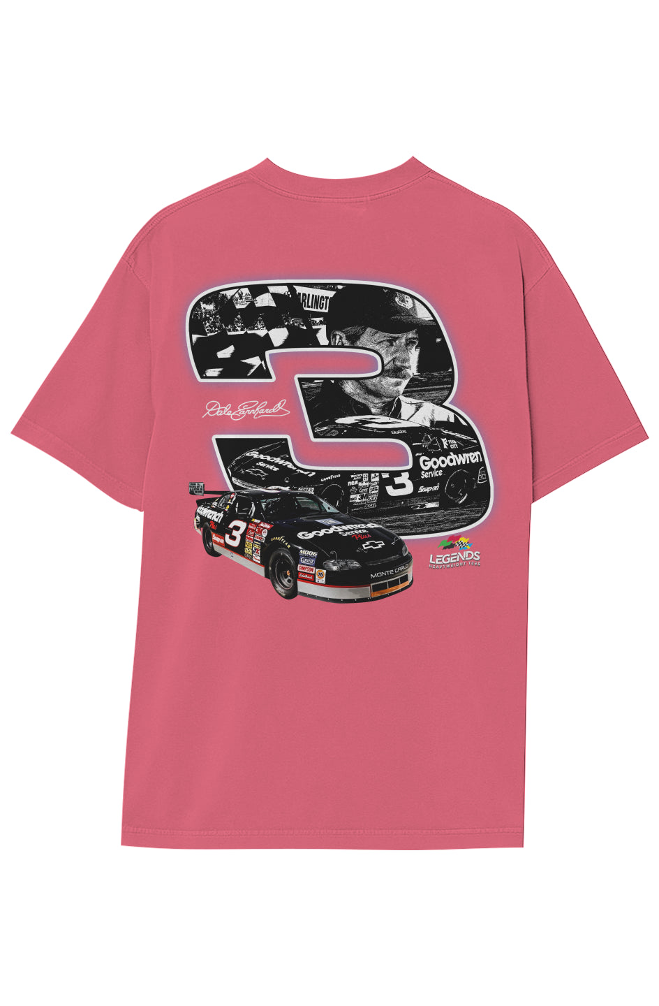 DALE EARNHARDT NASCAR TEE (Double Sided)
