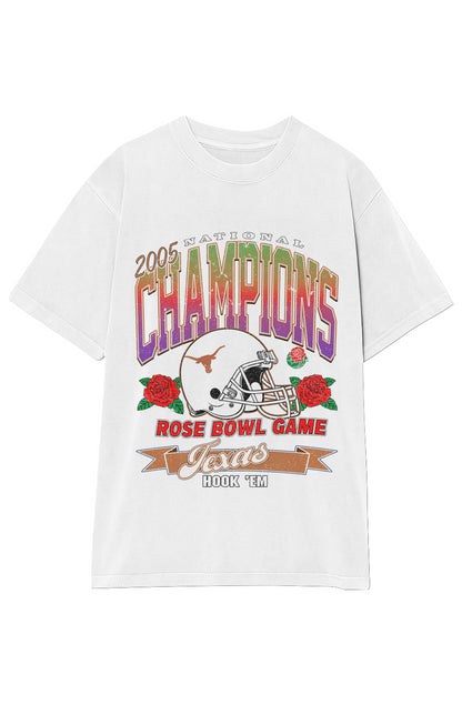 TEXAS LONGHORNS VINTAGE 2005 ROSE BOWL TEE