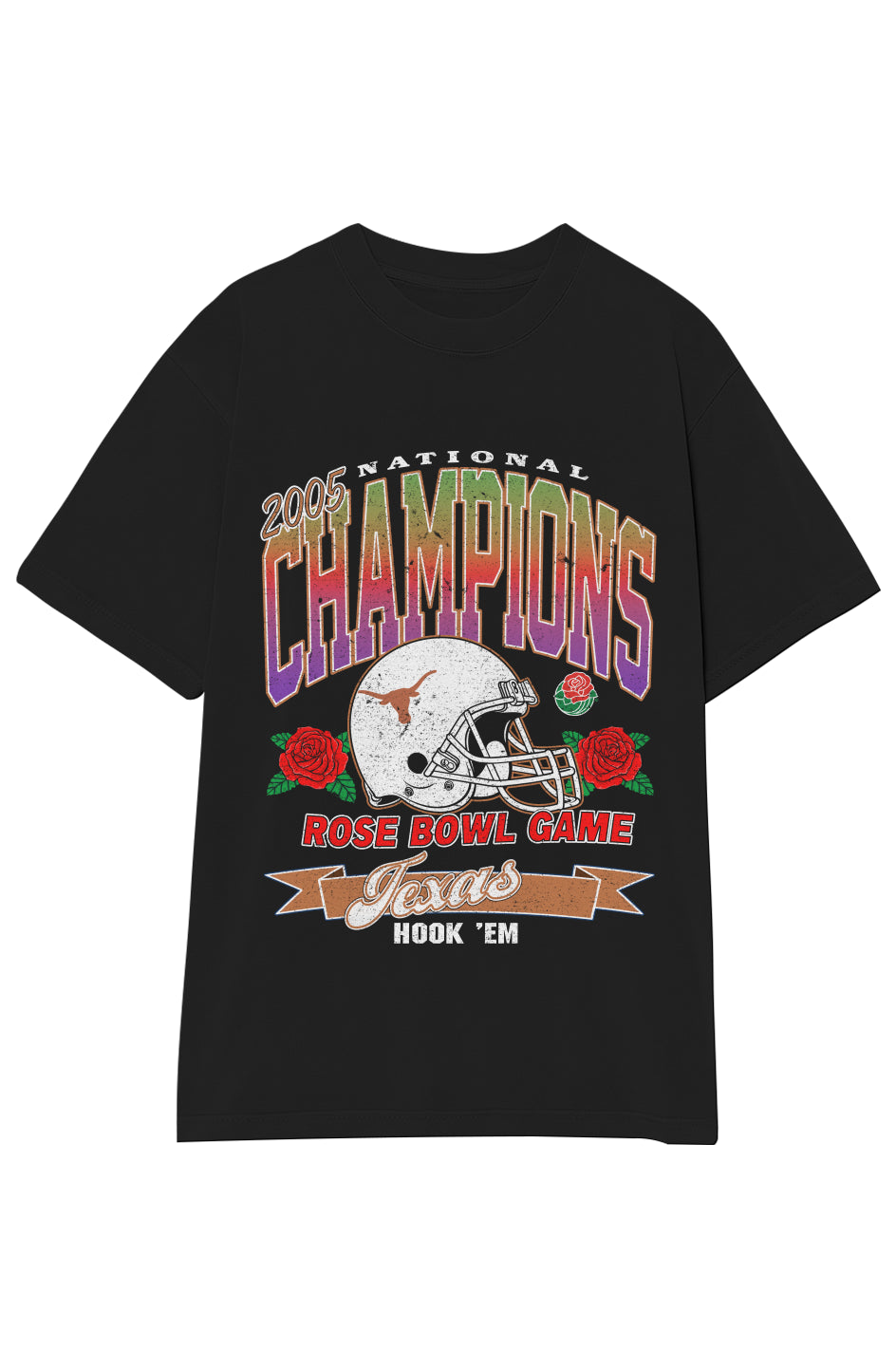 TEXAS LONGHORNS VINTAGE 2005 ROSE BOWL TEE