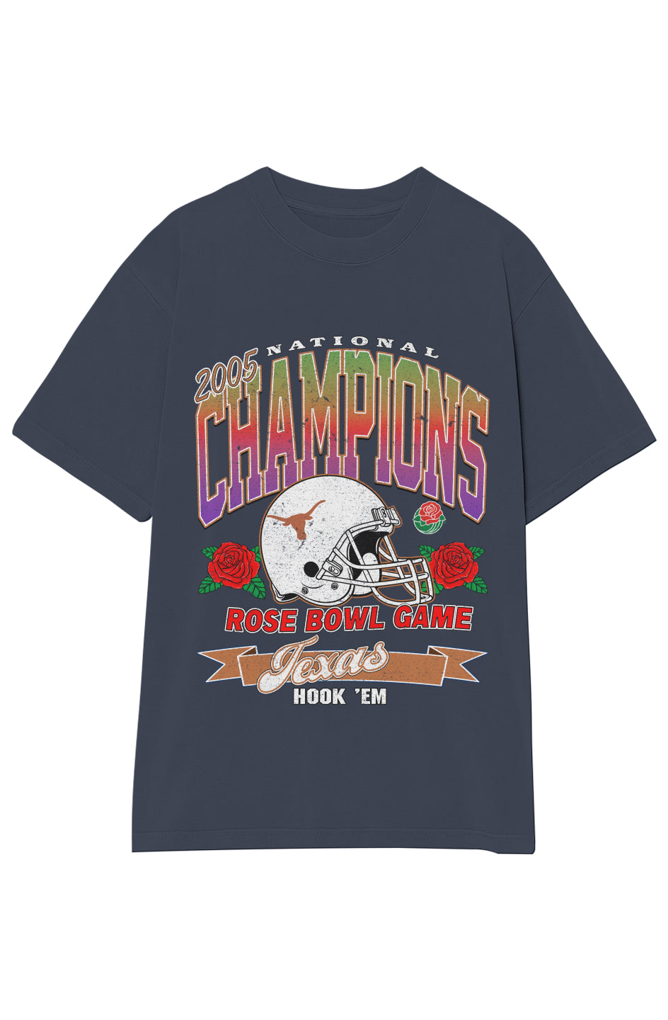 TEXAS LONGHORNS VINTAGE 2005 ROSE BOWL TEE