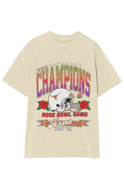 TEXAS LONGHORNS VINTAGE 2005 ROSE BOWL TEE