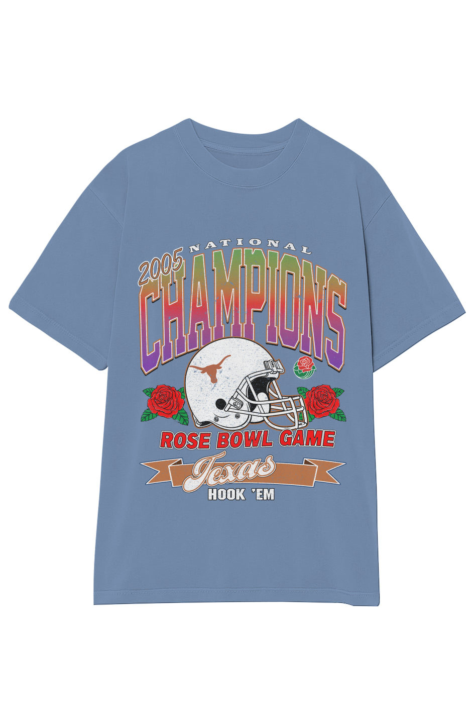 TEXAS LONGHORNS VINTAGE 2005 ROSE BOWL TEE