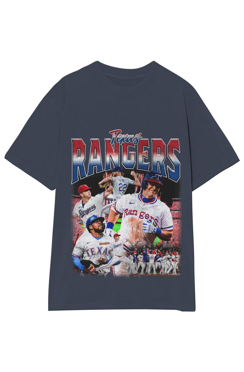 TEXAS RANGERS TEE (Double Sided)