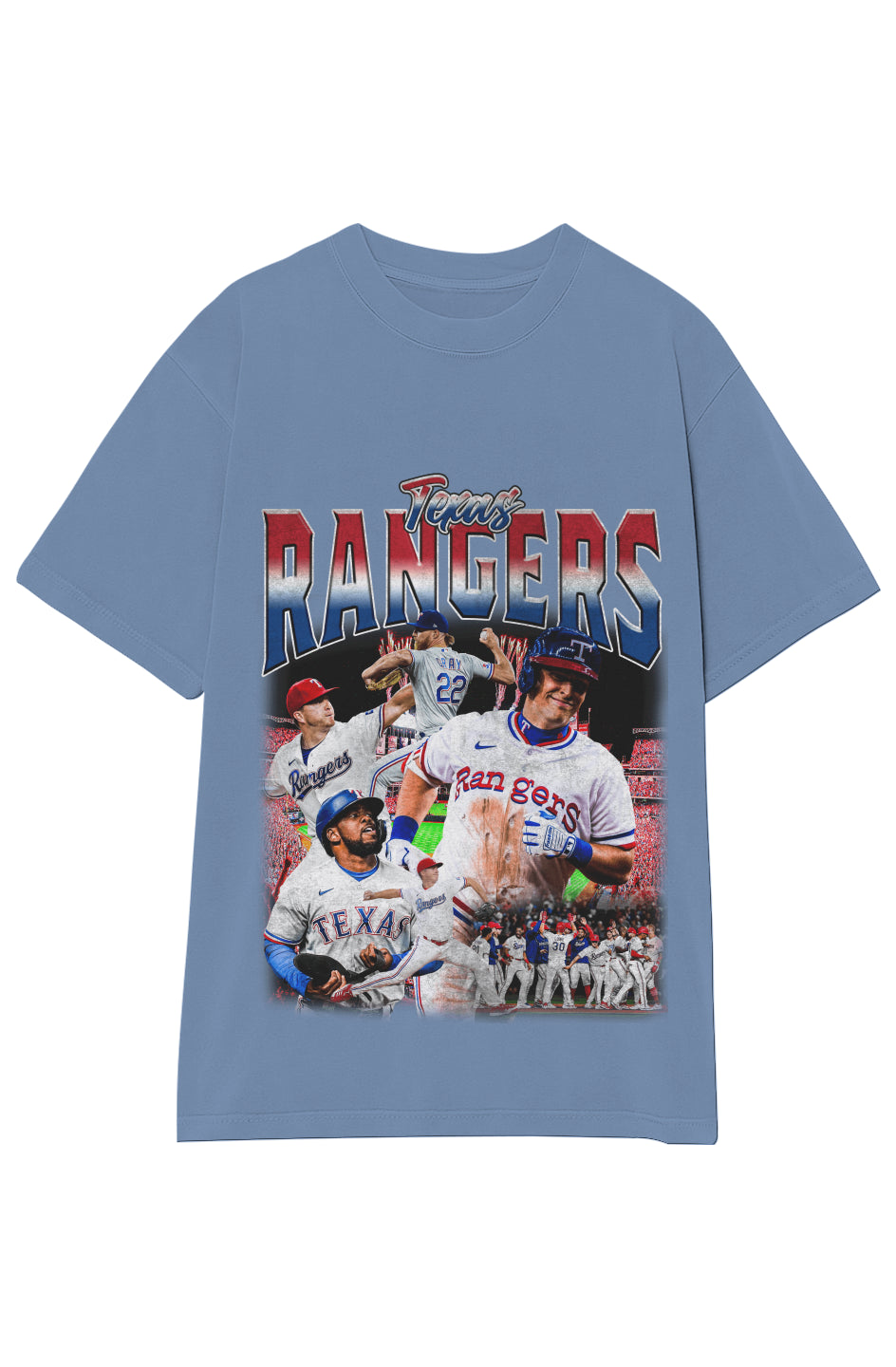 TEXAS RANGERS TEE (Double Sided)