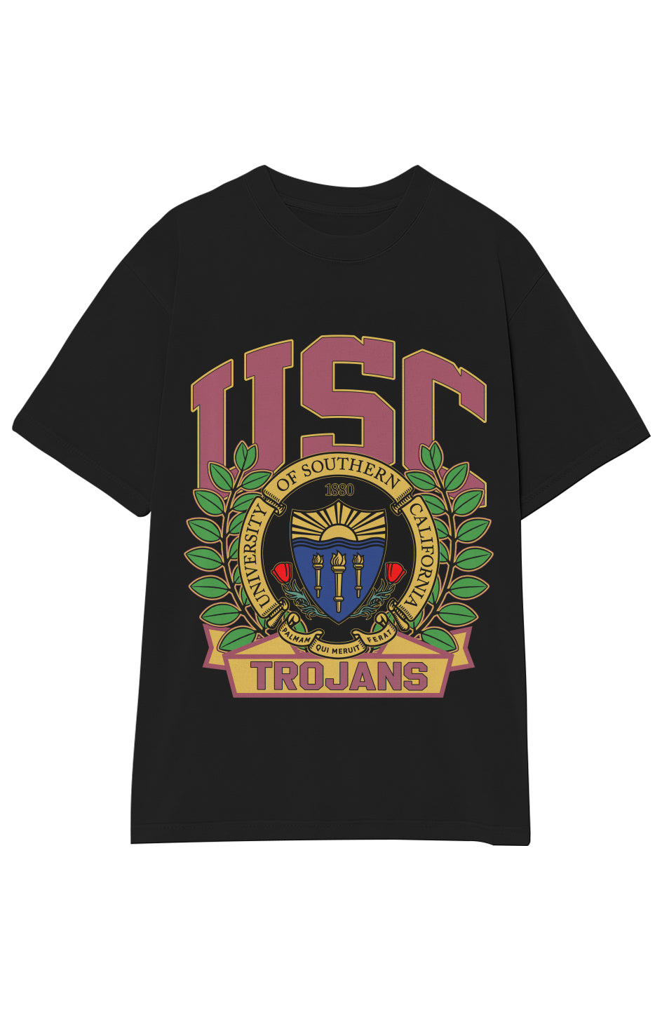 UNIVERSITY OF SOUTHERN CALIFORNIA TROJANS 1880 VINTAGE TEE