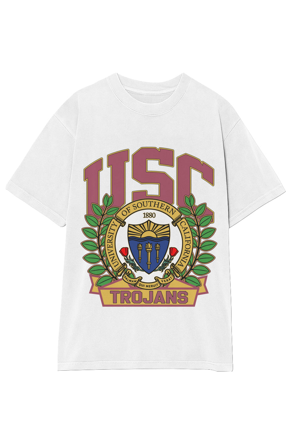 UNIVERSITY OF SOUTHERN CALIFORNIA TROJANS 1880 VINTAGE TEE