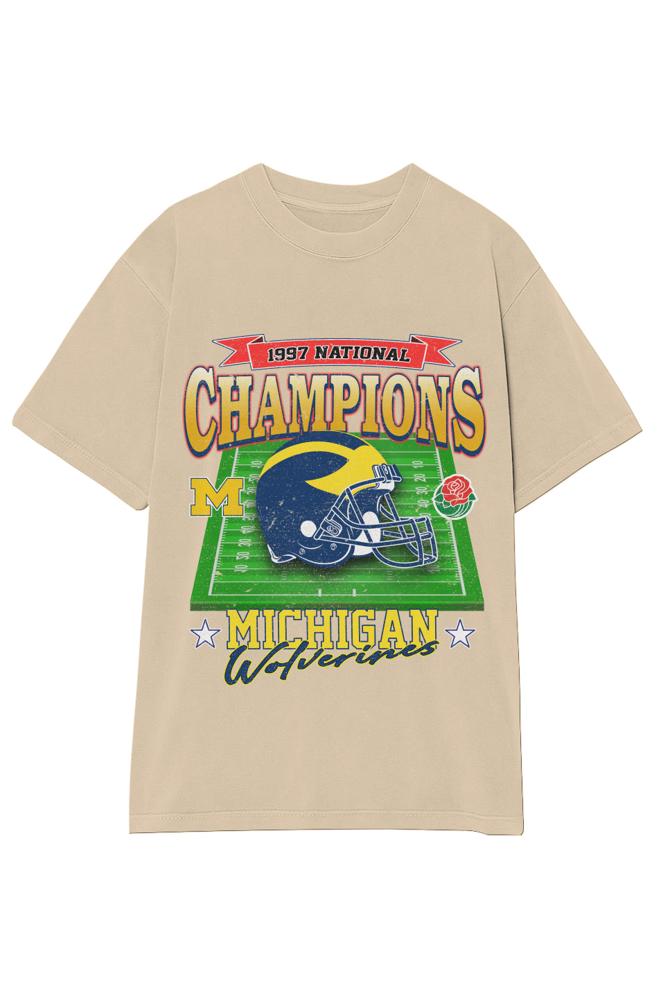 WOLVERINES VINTAGE 1997 ROSE BOWL TEE