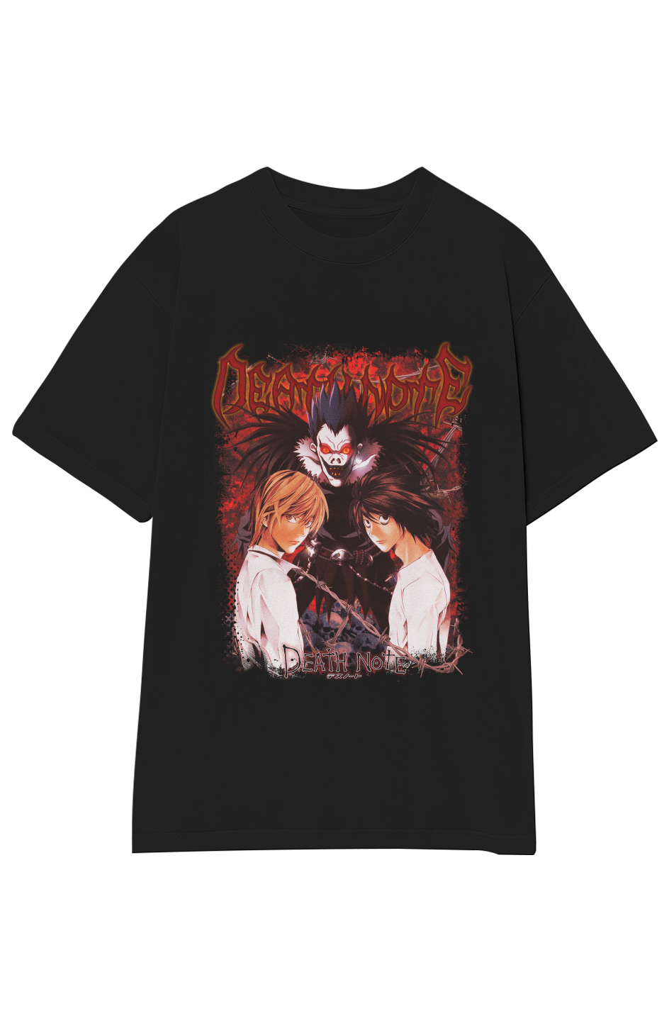 【Special！】DEATH NOTE Tシャツ 大判プリント Death Note Tee » Anime » Vintage Heavyweight T-Shirt – Legends