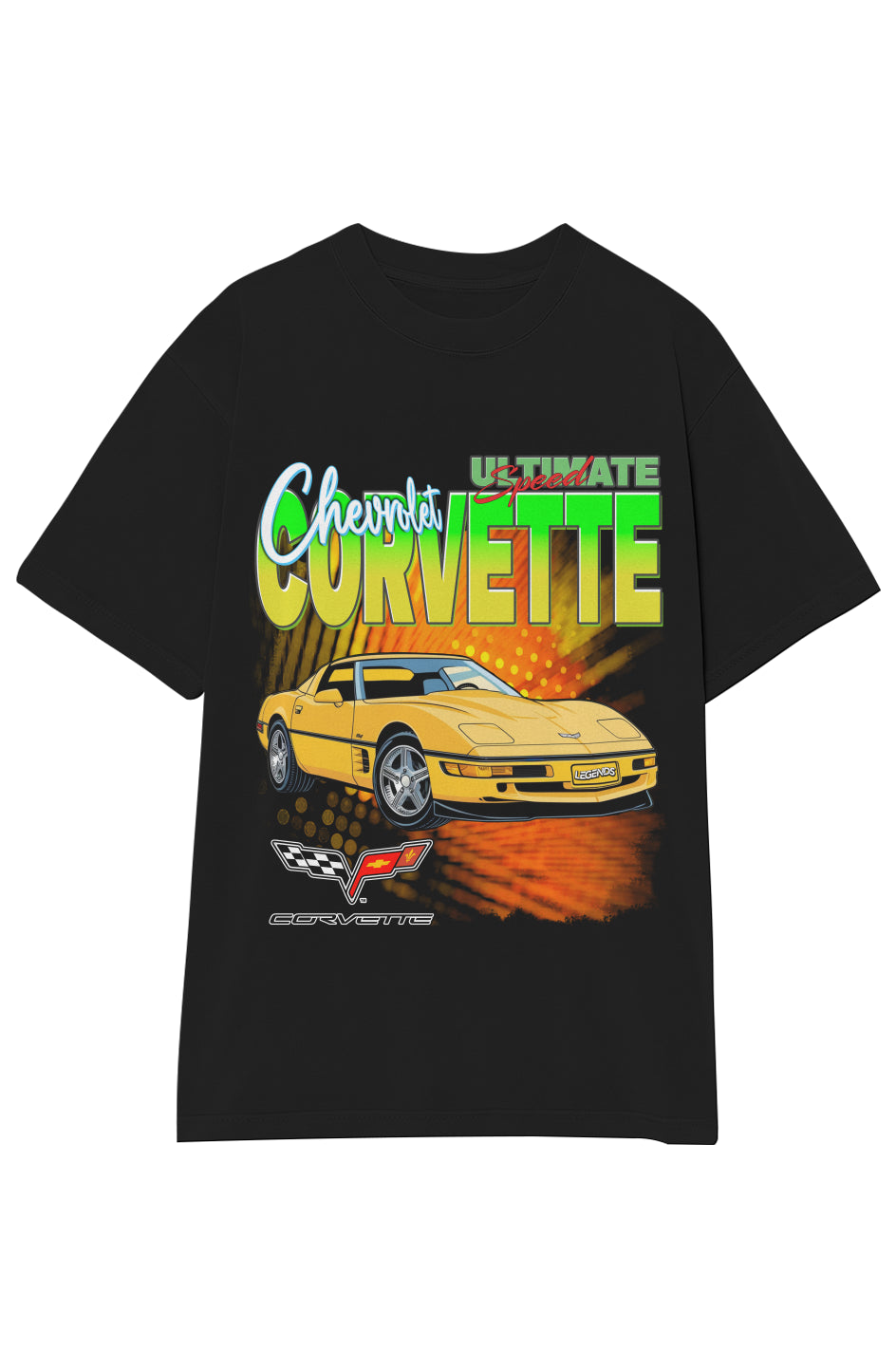 CORVETTE ULTIMATE SPEED CLASSICS TEE (Double Sided)