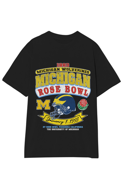 1993 MICHIGAN WOLVERINES ROSE BOWL VINTAGE TEE