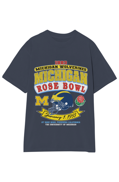 1993 MICHIGAN WOLVERINES ROSE BOWL VINTAGE TEE