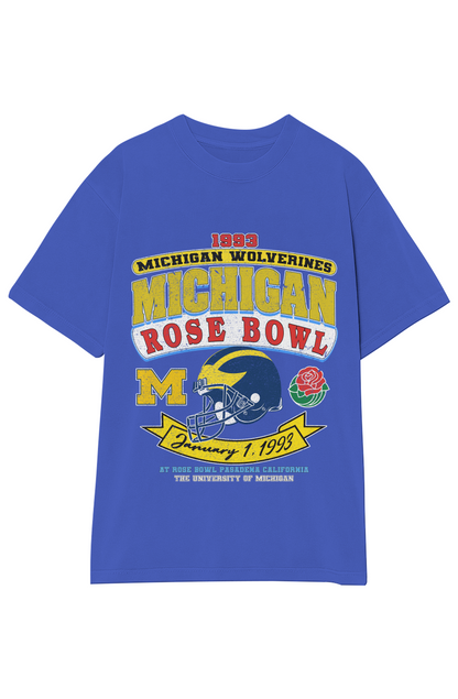 1993 MICHIGAN WOLVERINES ROSE BOWL VINTAGE TEE