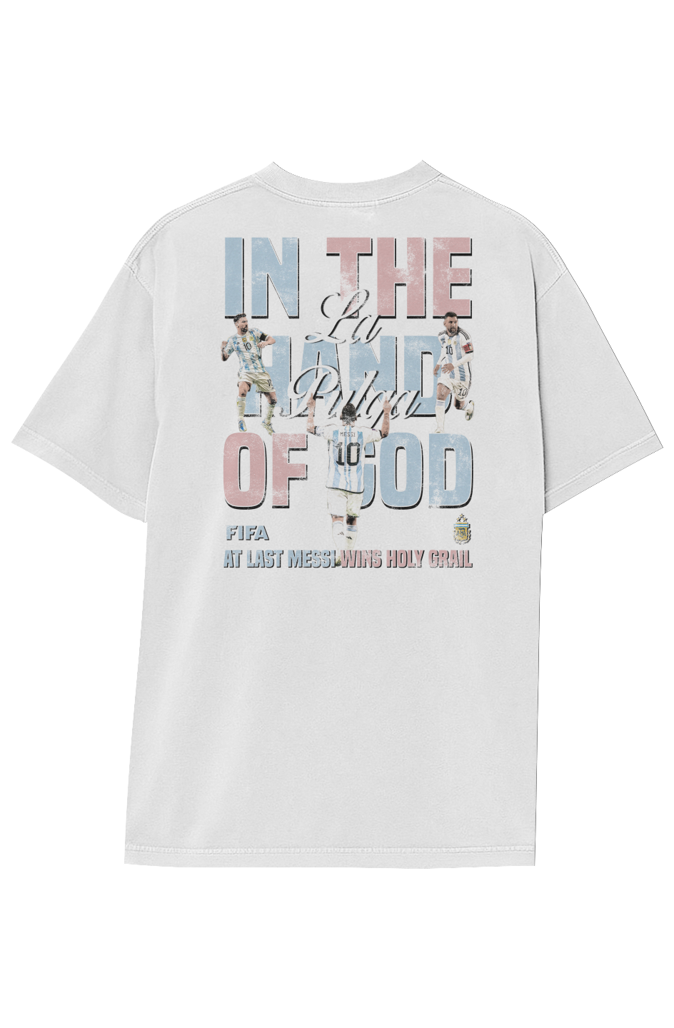  LIONEL MESSI HAND OF GOD TEE (Double Sided)