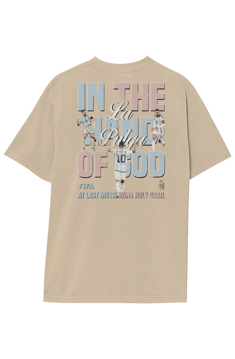 LIONEL MESSI HAND OF GOD TEE (Double Sided)