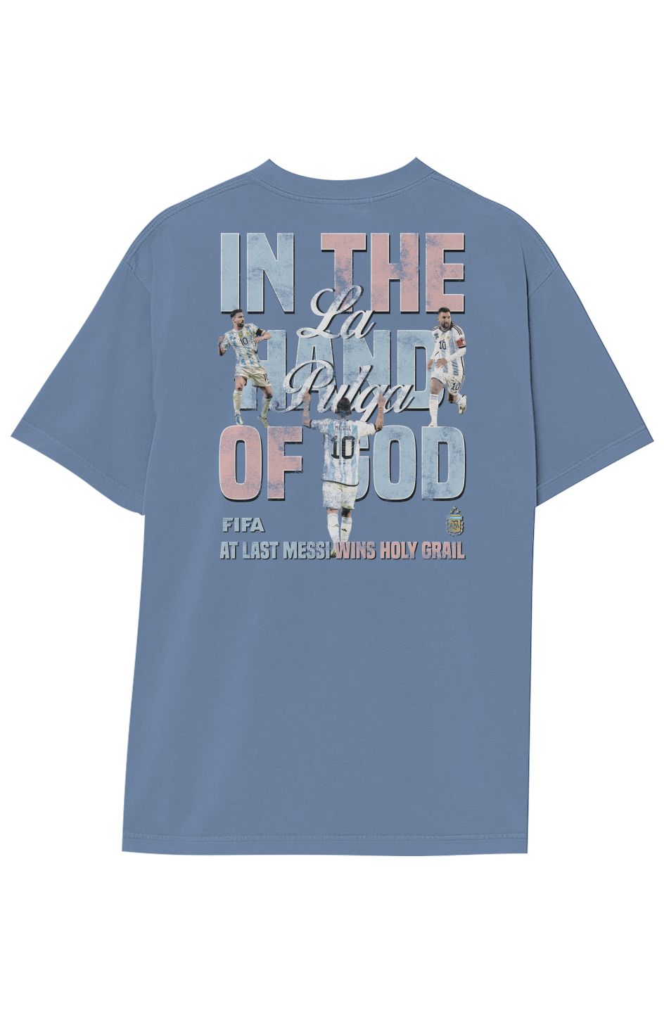 LIONEL MESSI HAND OF GOD TEE (Double Sided)