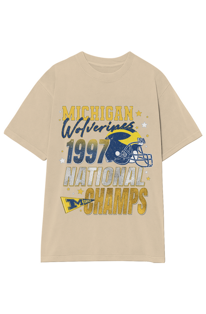 WOLVERINES VINTAGE 1997 NATIONAL CHAMPS TEE