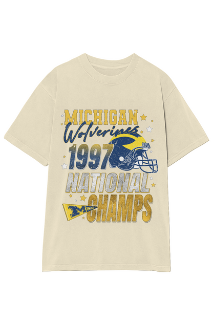 WOLVERINES VINTAGE 1997 NATIONAL CHAMPS TEE