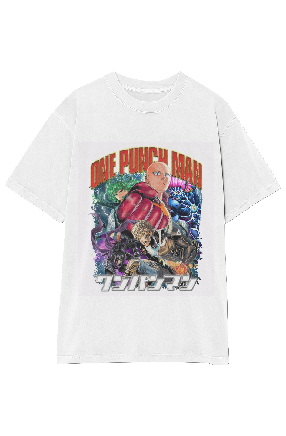 ONE PUNCH MAN: SAITAMA VINTAGE TEE (Double Sided)