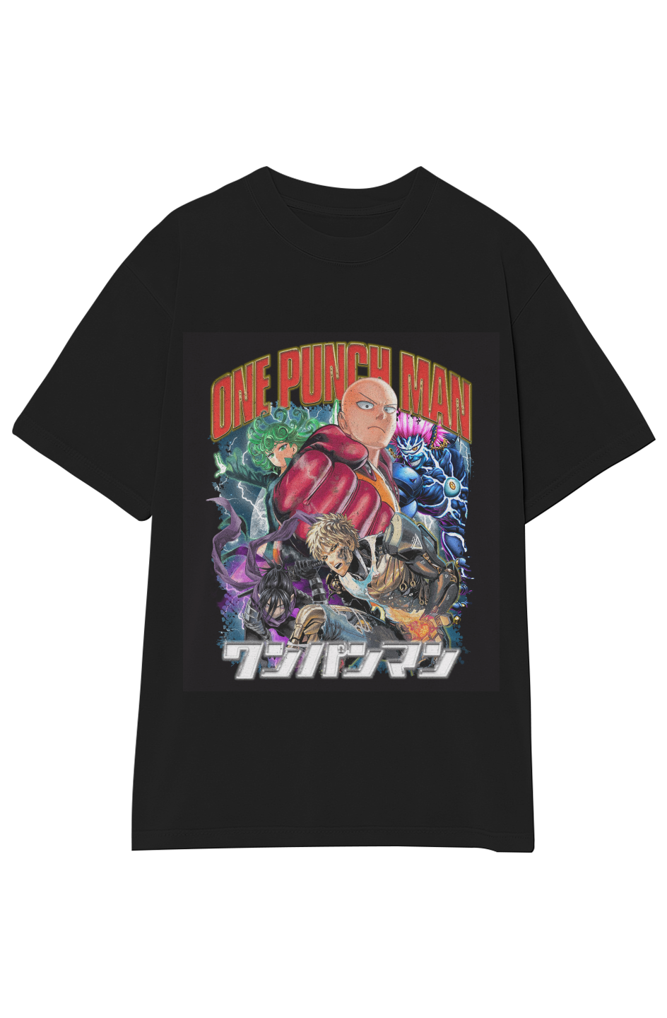 ONE PUNCH MAN: SAITAMA VINTAGE TEE (Double Sided)