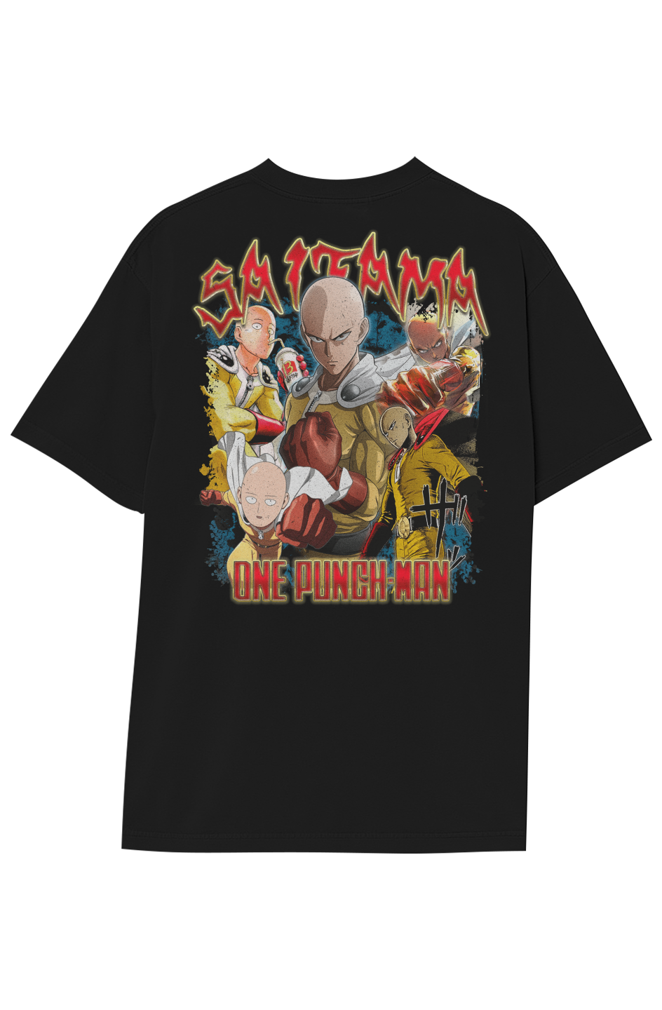 ONE PUNCH MAN: SAITAMA VINTAGE TEE (Double Sided)