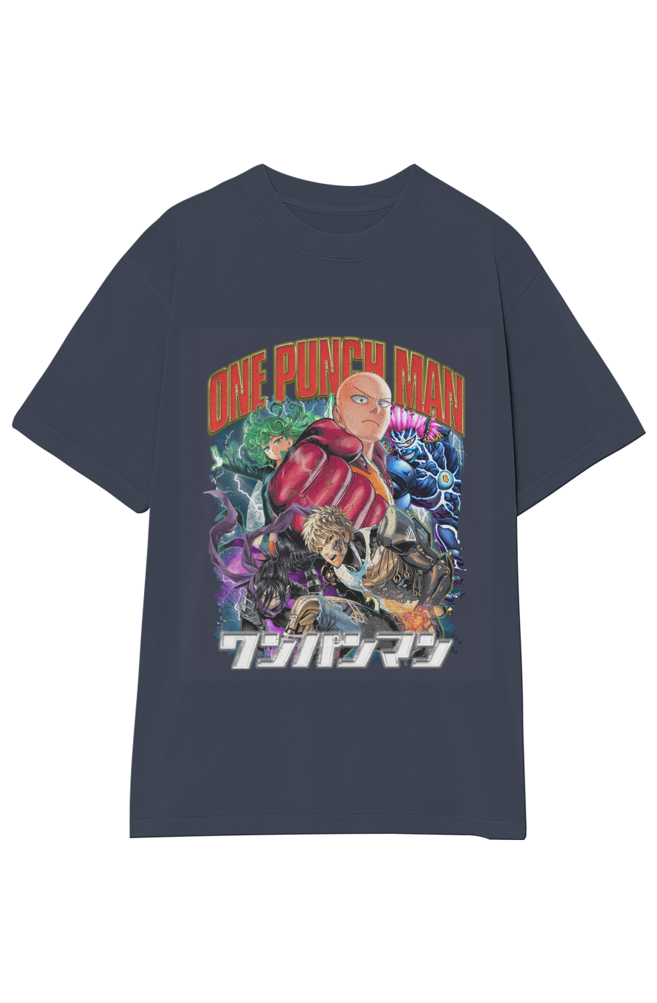 ONE PUNCH MAN: SAITAMA VINTAGE TEE (Double Sided)
