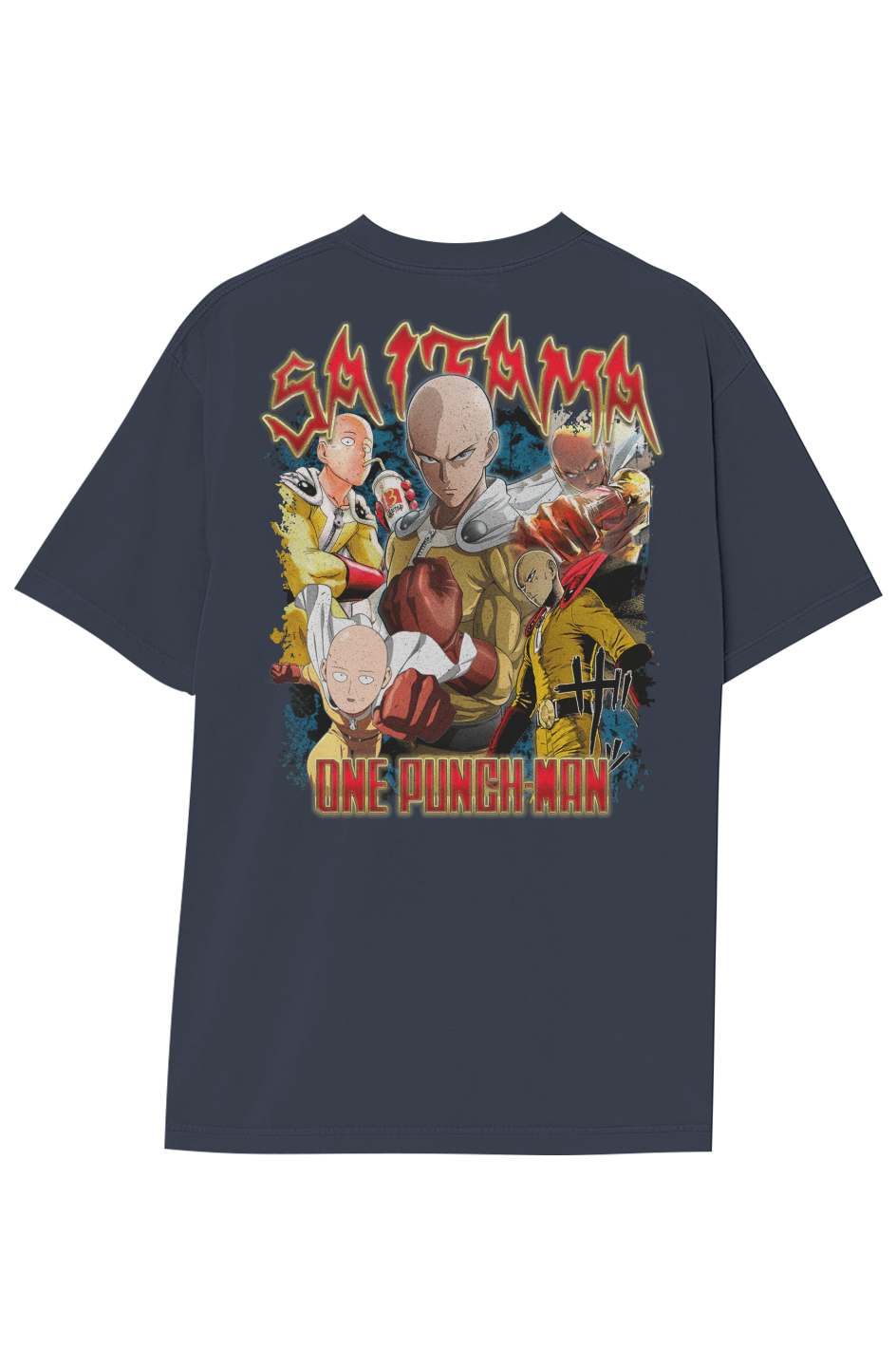 ONE PUNCH MAN: SAITAMA VINTAGE TEE (Double Sided)