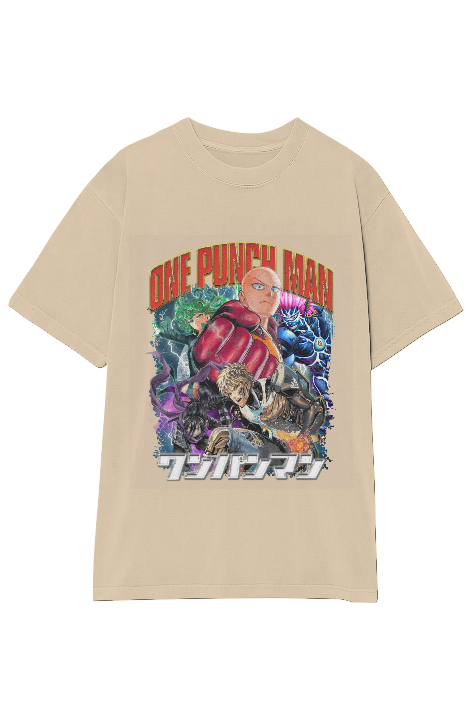 ONE PUNCH MAN: SAITAMA VINTAGE TEE (Double Sided)