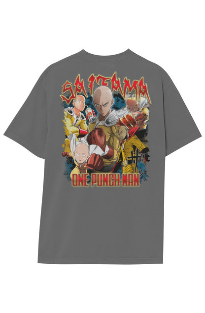 ONE PUNCH MAN: SAITAMA VINTAGE TEE (Double Sided)