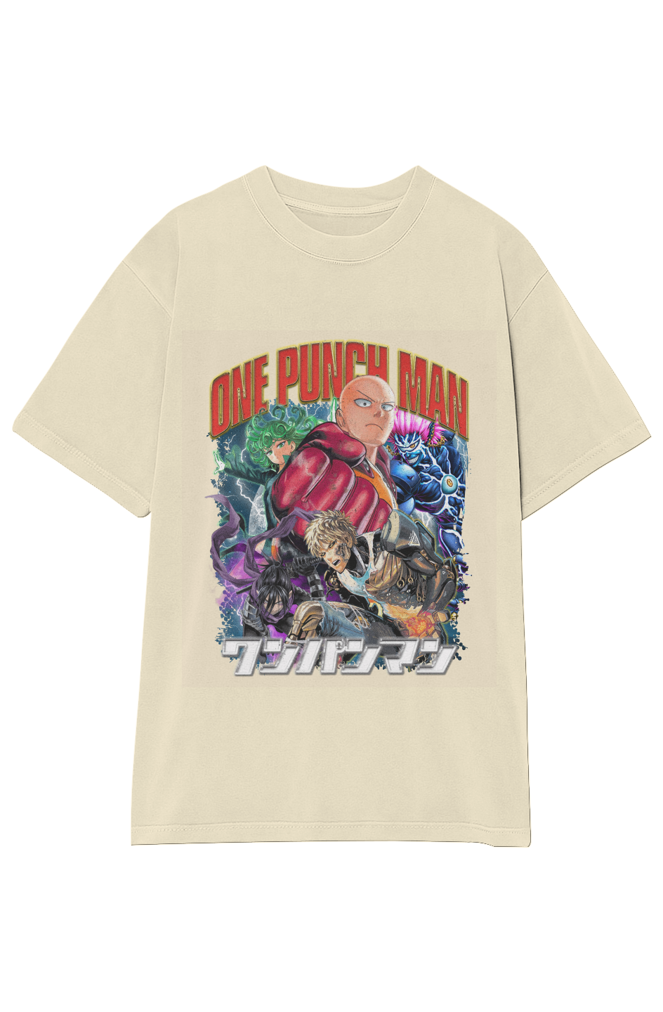 ONE PUNCH MAN: SAITAMA VINTAGE TEE (Double Sided)